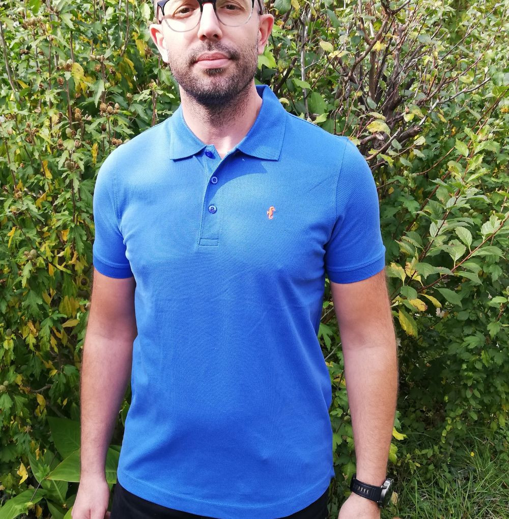Polo ORIGINAL Blue & Orange
