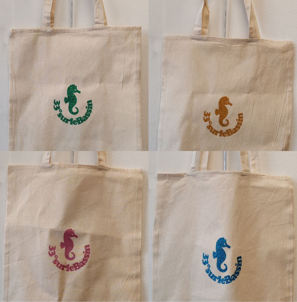 Tote-bag Hippocampe à...