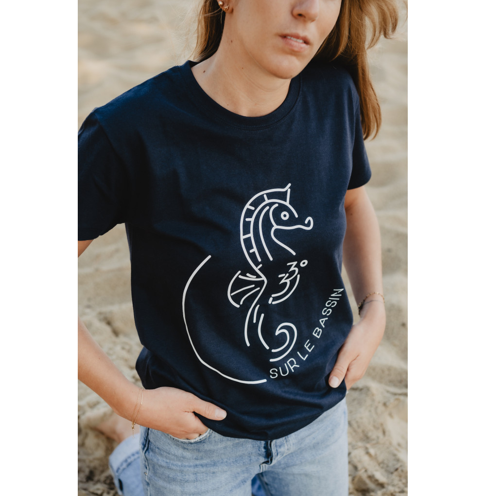 T-shirt Hippocampe Océan